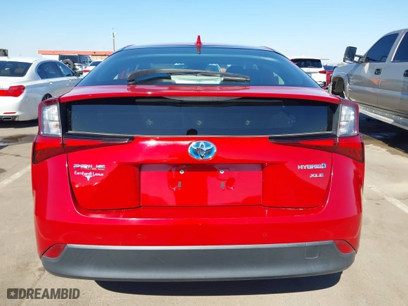 2019 Toyota Prius L Eco with VIN JTDKARFU1K3087249, listed as a IAAI auction lot 41583992 with 55,486 mi miles. Bid and sale history available at carsss.com. Image 16.