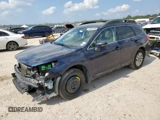 2018 Subaru Outback Premium with VIN 4S4BSAHC1J3222291, listed as a Copart auction lot 58234185 with 124,447 mi miles and Salvage title. Bid and sale history available at DreamBid. Image 1.