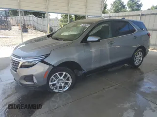 2024 Chevrolet Equinox LT with VIN 3GNAXUEG6RL242747, listed as a Copart auction lot 61813155 with 70,355 mi miles and Clean title. Bid and sale history available at DreamBid. Image 1.