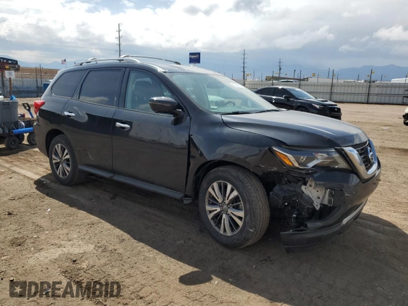 2017 Nissan Pathfinder SL with VIN 5N1DR2MM4HC691314, listed as a Copart auction lot 52129145 with 106,192 mi miles and Salvage Title. Bid and sale history available at carsss.com. Image 4.