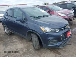 2019 Chevrolet Trax LS with VIN 3GNCJNSB4KL270755, listed as a IAAI auction lot 41738365 with 90,750 mi miles and . Bid and sale history available at DreamBid. Image 1.