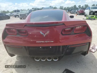 2015 Chevrolet Corvette Z51 2LT with VIN 1G1YK2D74F5100462, listed as a Copart auction lot 69493574 with 18,169 mi miles and Salvage Title. Bid and sale history available at carsss.com. Image 6.