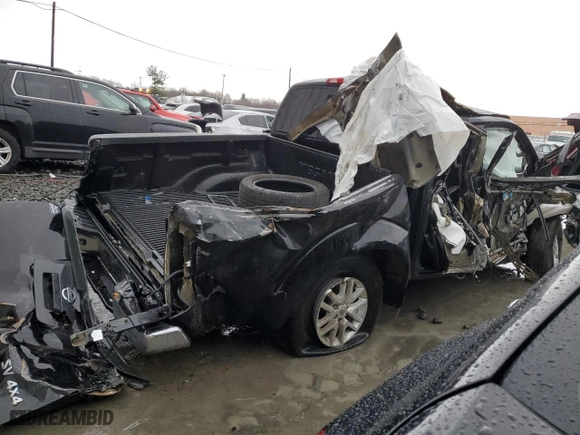 2016 Nissan Frontier S with VIN 1N6AD0EV4GN743168, listed as a Copart auction lot 84448054 with 87,958 mi miles and Salvage Title. Bid and sale history available at carsss.com. Image 3.