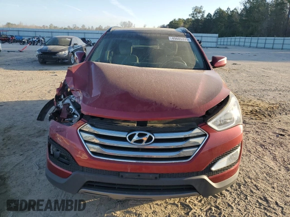 2014 Hyundai Santa Fe z VIN 5XYZUDLB1EG220961, wystawiony jako Copart lot #49885335 z przebiegiem 108 097 mil mil oraz Szkoda całkowita • Salvage title. Historia ofert i sprzedaży dostępna na DreamBid. Obrazek 5.