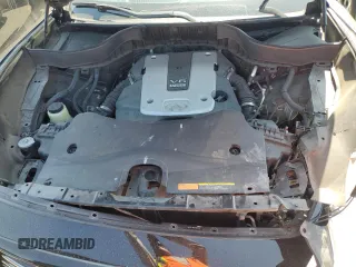 2015 Infiniti QX70 with VIN JN8CS1MU9FM380312, listed as a Copart auction lot 54104005 with 100,678 mi miles and Salvage Title. Bid and sale history available at DreamBid. Image 12.
