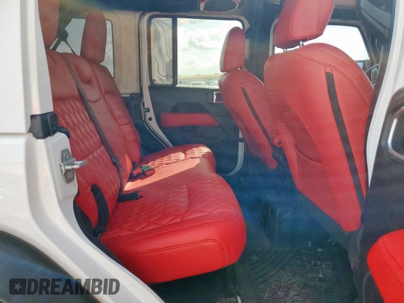 2019 Jeep Wrangler Unlimited Sahara z VIN 1C4HJXEG3KW635681, wystawiony jako Copart lot #60734065 z przebiegiem 75 020 mil mil oraz Szkoda całkowita • Salvage title. Historia ofert i sprzedaży dostępna na DreamBid. Obrazek 10.