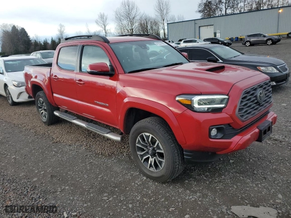 2023 Toyota Tacoma 4WD SR with VIN 3TMCZ5AN6PM577309, listed as a Copart auction lot 41527805 with 28,495 mi miles and Salvage Title. Bid and sale history available at carsss.com. Image 4.