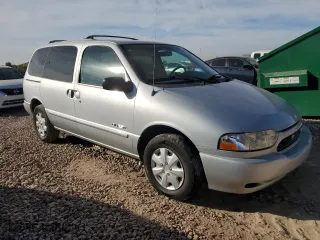 1999 Nissan Quest GXE with VIN 4N2XN11T0XD838334, listed as a Copart auction lot 85339494 with 86,000 mi miles and Clean Title. Bid and sale history available at carsss.com. Image 4.