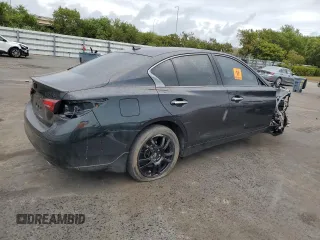 2024 Infiniti Q50 Red Sport 400 with VIN JN1FV7DR7RM680467, listed as a Copart auction lot 86691374 with 51 mi miles and Non repairable. Bid and sale history available at DreamBid. Image 3.