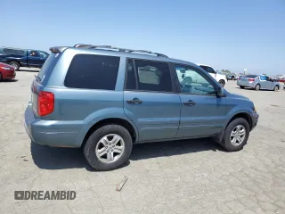 2005 Honda Pilot EX-L z VIN 2HKYF18725H540033, wystawiony jako Copart lot #55355935 z przebiegiem 249 427 mil mil oraz Czysty tytuł • Clean title. Historia ofert i sprzedaży dostępna na DreamBid. Obrazek 3.
