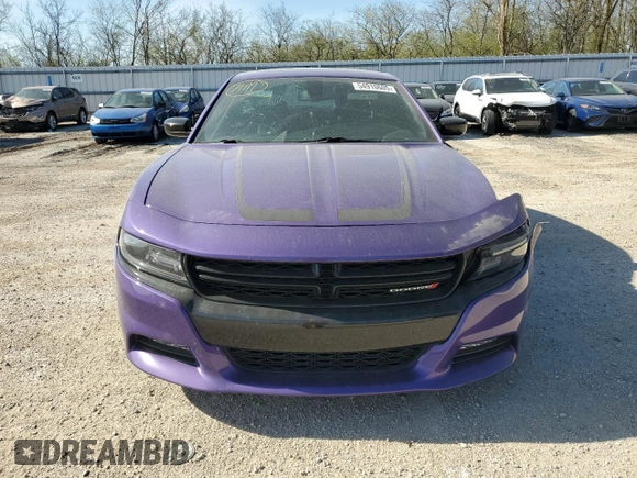2019 Dodge Charger SXT with VIN 2C3CDXJG5KH520588, listed as a Copart auction lot 54910605 with 58,430 mi miles and Salvage Title. Bid and sale history available at DreamBid. Image 5.
