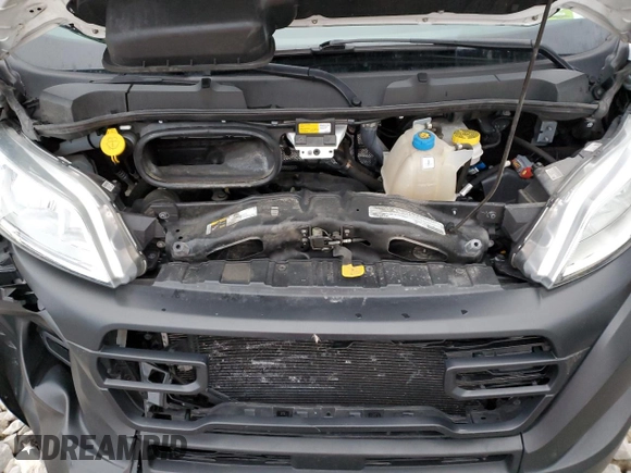 2023 Ram ProMaster Cargo with VIN 3C6MRVJG8PE506829, listed as a Copart auction lot 55868065 with 52,342 mi miles and Clean Title. Bid and sale history available at DreamBid. Image 12.