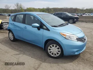 2015 Nissan Note SV with VIN 3N1CE2CP2FL447320, listed as a Copart auction lot 54494125 with 166,699 mi miles and Salvage Title. Bid and sale history available at DreamBid. Image 4.