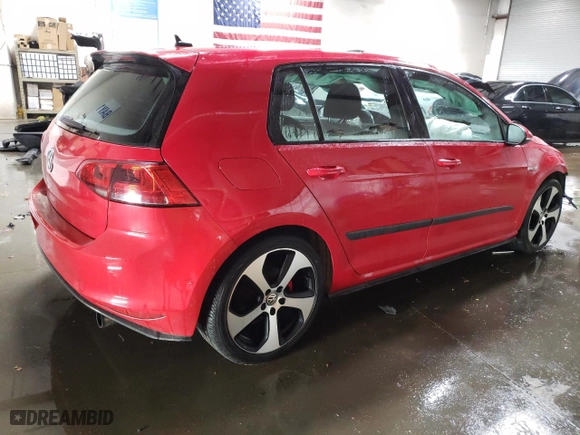 2016 Volkswagen Golf GTI SE with VIN 3VW4T7AU6GM066589, listed as a Copart auction lot 39003093 with 58,169 mi miles. Bid and sale history available at carsss.com. Image 3.
