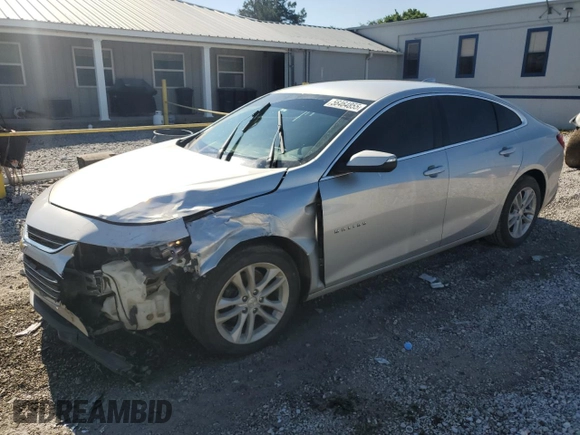 2018 Chevrolet Malibu LT with VIN 1G1ZD5ST9JF184930, listed as a Copart auction lot 56464855 with 160,260 mi miles and Salvage title. Bid and sale history available at DreamBid. Image 1.