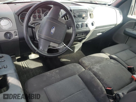 2005 Ford F-150 XL with VIN 1FTRF14505NA21605, listed as a Copart auction lot 81748944 with 206,317 mi miles and Salvage title. Bid and sale history available at DreamBid. Image 8.