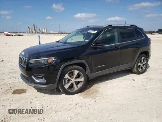 2019 Jeep Cherokee Limited with VIN 1C4PJLDX0KD144244, listed as a Copart auction lot 44028935 with 43,777 mi miles and Clean title. Bid and sale history available at DreamBid. Image 1.