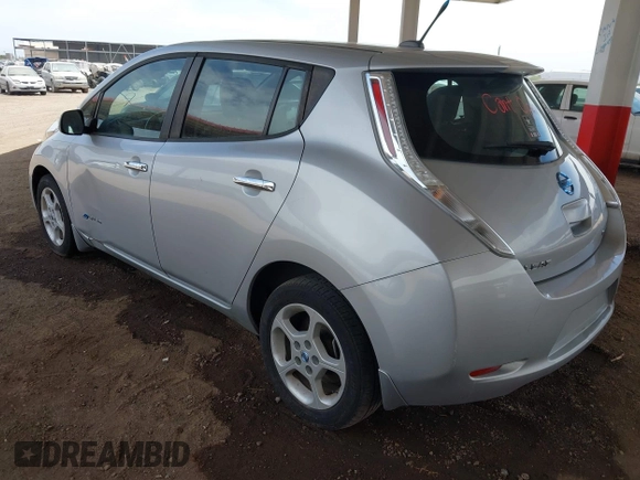 2013 Nissan LEAF SL with VIN 1N4AZ0CP6DC402358, listed as a IAAI auction lot 42375634 with 96,862 mi miles and . Bid and sale history available at DreamBid. Image 3.