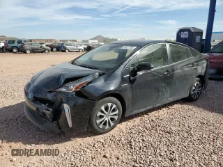 2022 Toyota Prius LE with VIN JTDL9MFU1N3039755, listed as a Copart auction lot 46327345 with 38,097 mi miles and Salvage title. Bid and sale history available at DreamBid. Image 1.