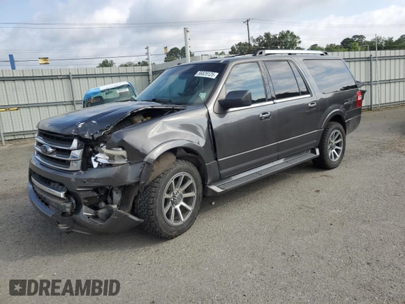 2017 Ford Expedition Max Limited z VIN 1FMJK2ATXHEA69601, wystawiony jako Copart lot #56829125 z przebiegiem 126 335 mil mil oraz Szkoda całkowita • Salvage title. Historia ofert i sprzedaży dostępna na DreamBid. Obrazek 1.