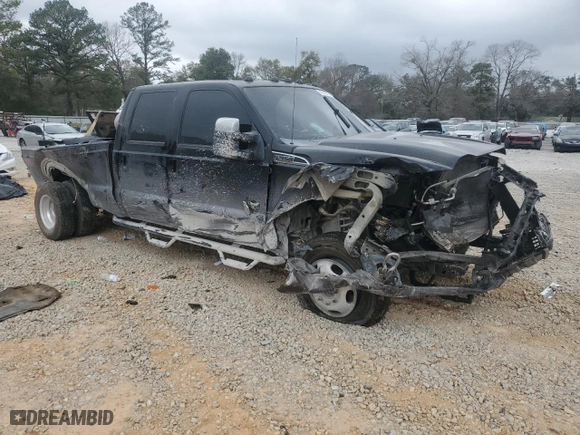 2016 Ford Super Duty F-350 DRW Lariat with VIN 1FT8W3DT5GEA25447, listed as a Copart auction lot 47812165 with 0 mi miles and Salvage Title. Bid and sale history available at carsss.com. Image 4.