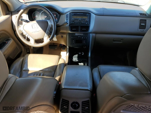 2006 Honda Pilot EX-L with VIN 5FNYF185X6B016255, listed as a Copart auction lot 50231695 with 150,916 mi miles and Salvage Title. Bid and sale history available at carsss.com. Image 8.