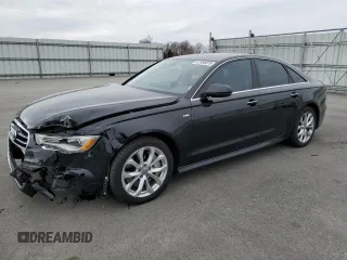 2017 Audi A6 Premium Plus with VIN WAUG8AFC5HN026099, listed as a Copart auction lot 47695075 with 92,562 mi miles and Salvage Title. Bid and sale history available at carsss.com. Image 1.