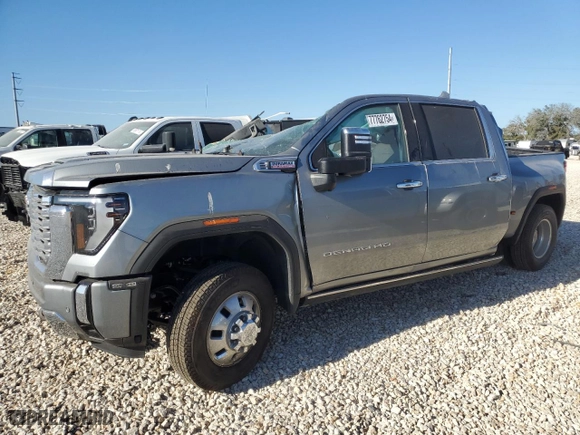 2024 GMC Sierra 3500HD Denali with VIN 1GT49WEY5RF374803, listed as a Copart auction lot 77762754 with 0 mi miles and Non Repairable. Bid and sale history available at carsss.com. Image 1.