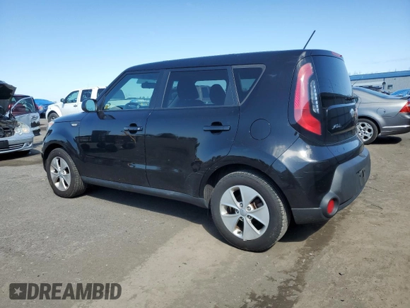 2014 Kia Soul with VIN KNDJN2A20E7002573, listed as a Copart auction lot 53543085 with 106,379 mi miles and Salvage Title. Bid and sale history available at carsss.com. Image 2.