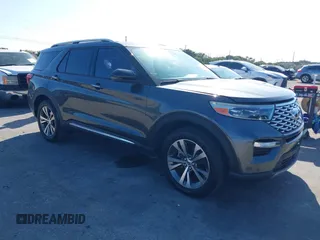 2020 Ford Explorer Platinum with VIN 1FM5K8HC4LGA48685, listed as a IAAI auction lot 41343225 with 55,459 mi miles. Bid and sale history available at carsss.com. Image 1.