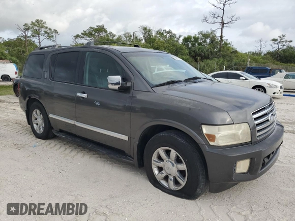 2006 Infiniti QX56 z VIN 5N3AA08A96N800292, wystawiony jako Copart lot #42050855 z przebiegiem 305 926 mil mil oraz Czysty tytuł • Clean title. Historia ofert i sprzedaży dostępna na DreamBid. Obrazek 4.