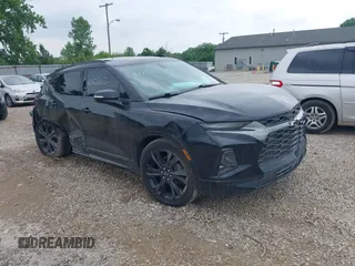 2019 Chevrolet Blazer RS with VIN 3GNKBJRS2KS670889, listed as a IAAI auction lot 42428155 with 70,055 mi miles and . Bid and sale history available at DreamBid. Image 1.