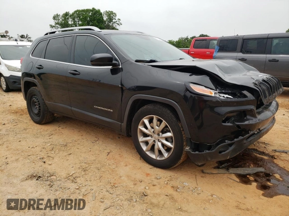 2016 Jeep Cherokee Limited with VIN 1C4PJLDS8GW207378, listed as a Copart auction lot 57309855 with 202,432 mi miles and Salvage title. Bid and sale history available at DreamBid. Image 4.