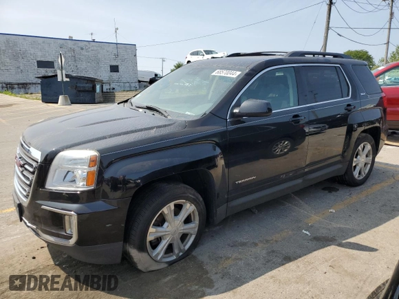 2017 GMC Terrain SLE with VIN 2GKALNEK5H6324202, listed as a Copart auction lot 68570044 with 52,031 mi miles and Salvage Title. Bid and sale history available at carsss.com. Image 1.