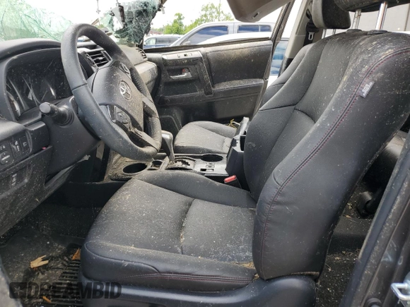 2020 Toyota 4Runner SR5 with VIN JTEBU5JR7L5767063, listed as a Copart auction lot 57969085 with Not provided miles and Salvage title. Bid and sale history available at DreamBid. Image 7.