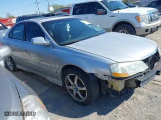 2002 Acura TL Type S with VIN 19UUA56832A006477, listed as a IAAI auction lot 41886145 with 265,685 mi miles. Bid and sale history available at carsss.com. Image 1.