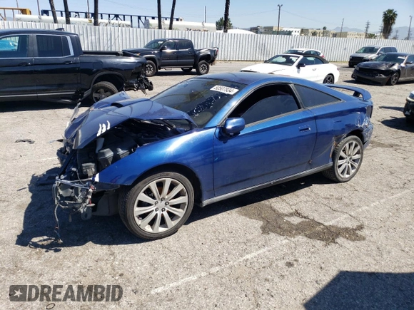 2002 Toyota Celica GT with VIN JTDDR32T220122071, listed as a Copart auction lot 50507934 with 206,473 mi miles and Salvage Title. Bid and sale history available at carsss.com. Image 1.