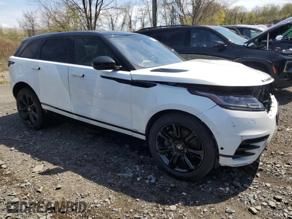 2021 Land Rover Range Rover Velar R-Dynamic S z VIN SALYT2EX9MA305713, wystawiony jako Copart lot #54227375 z przebiegiem 40 573 mil mil oraz Szkoda całkowita • Salvage title. Historia ofert i sprzedaży dostępna na DreamBid. Obrazek 4.