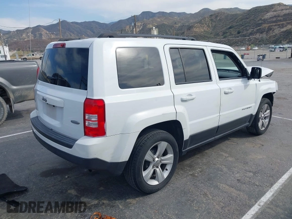 2017 Jeep Patriot Latitude with VIN 1C4NJPFB2HD184608, listed as a IAAI auction lot 41765263 with 145,194 mi miles and . Bid and sale history available at DreamBid. Image 4.