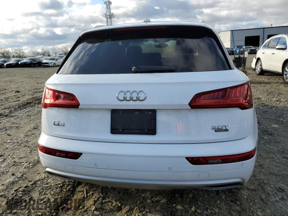 2018 Audi Q5 Premium Plus with VIN WA1BNAFY1J2111234, listed as a Copart auction lot 53334245 with 89,261 mi miles and Salvage Title. Bid and sale history available at carsss.com. Image 6.