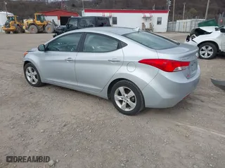2011 Hyundai Elantra GLS PZEV with VIN 5NPDH4AE2BH040100, listed as a IAAI auction lot 41878943 with 84,487 mi miles. Bid and sale history available at carsss.com. Image 3.