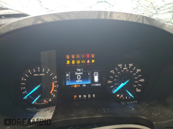 2017 Ford Explorer XLT with VIN 1FM5K8DHXHGC02258, listed as a Copart auction lot 55063895 with 111,488 mi miles and Salvage title. Bid and sale history available at DreamBid. Image 9.