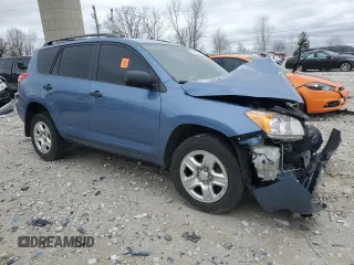 2011 Toyota RAV4 with VIN JTMBF4DV6BD040230, listed as a Copart auction lot 51062185 with Not Provided miles and Salvage Title. Bid and sale history available at carsss.com. Image 4.