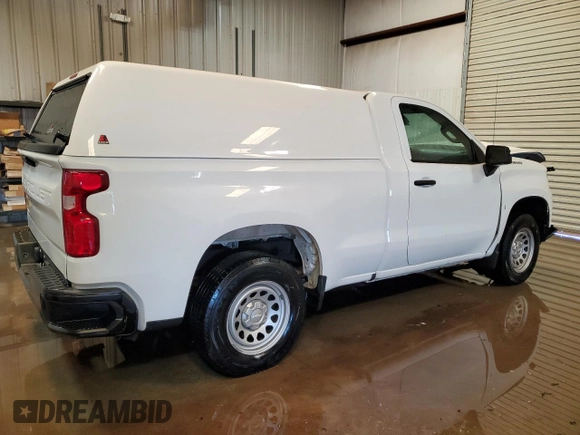 2023 Chevrolet Silverado 1500 Work Truck with VIN 3GCNAAEK6PG365226, listed as a Copart auction lot 50521225 with 134,959 mi miles and Clean Title. Bid and sale history available at DreamBid. Image 3.