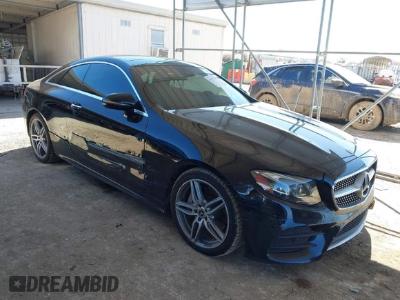 2018 Mercedes-Benz E-Class E 400 with VIN WDD1J6FB4JF027221, listed as a IAAI auction lot 41493345 with 74,668 mi miles. Bid and sale history available at carsss.com. Image 1.