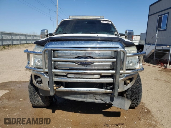 2013 Ford F-250 XL with VIN 1FT7W2B61DEB63274, listed as a Copart auction lot 54509595 with 121,843 mi miles and Salvage title. Bid and sale history available at DreamBid. Image 5.