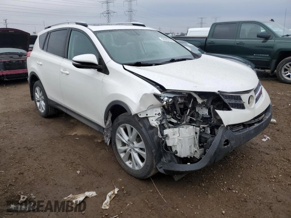2013 Toyota RAV4 Limited with VIN 2T3DFREV0DW107253, listed as a Copart auction lot 52203135 with 160,803 mi miles and Salvage Title. Bid and sale history available at carsss.com. Image 4.