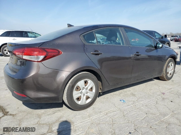 2017 Kia Forte LX with VIN 3KPFK4A74HE149795, listed as a Copart auction lot 51014685 with 0 mi miles and Salvage Title. Bid and sale history available at carsss.com. Image 3.