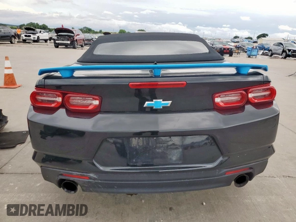 2019 Chevrolet Camaro 1LT with VIN 1G1FB3DS3K0132005, listed as a Copart auction lot 58252525 with 96,201 mi miles and Salvage title. Bid and sale history available at DreamBid. Image 6.