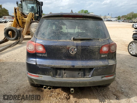 2011 Volkswagen Tiguan S with VIN WVGAV7AX0BW558615, listed as a Copart auction lot 51832635 with Not provided miles and Clean title. Bid and sale history available at DreamBid. Image 6.